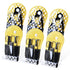 Polka Dot Flip Flop Manicure Sets, Personal Care Kit Pack of 6, Yellow
