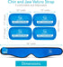 Face Ice Pack Wrap for TMJ Relief - 4 Reusable Hot & Cold Gel Packs for Mouth, Oral & Facial Surgery Pain