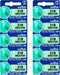 Murata 319 Battery SR527SW, 1.55V Silver Oxide Watch Button Cell (10 Batteries)