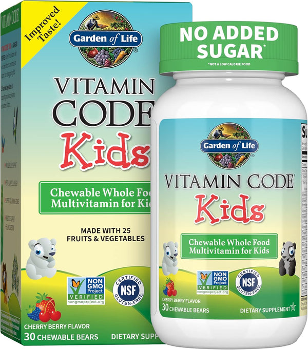 Garden of Life Vitamin Code Kids Multivitamin with Probiotics for Immune Health