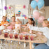 Jingmore 50 Sets Ballerina Disposable Cups with Lids and Straws Plastic Ballet Party Cold Beverage Drinking Cups