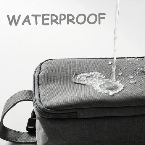 Mens Toiletry Bag Waterproof Organizer Bag, Travel Shaving Dopp Kit, Perfect Travel Accessory Gift