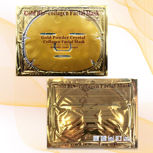 Jakuva 24k Gold Gel Facial Masks,Skin Care Premium Facial Sheet Patch for Moisturizing,Puffiness, Anti Wrinkle,Firm Skin & Hydrateing Your Beautiful Face (15PCS)