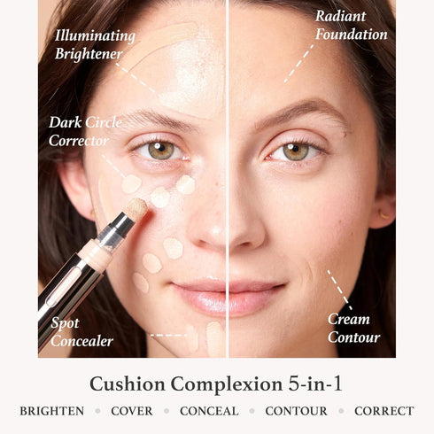Julep Cushion Complexion Concealer & Corrector Stick - 400 Amber - Medium Coverage - Natural Finish - Infused with
