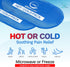 Reusable Hot and Cold Gel Ice Packs for Injuries, Cold Compress, 10.5 in Long x 5 in Wide, 4 Pack Blue