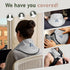 Flexible Neck Ice Pack Wrap: Soft Gel Hot and Cold Pack for Pain Relief, Hands-Free Cervical Recovery (8" x 23) - Grey