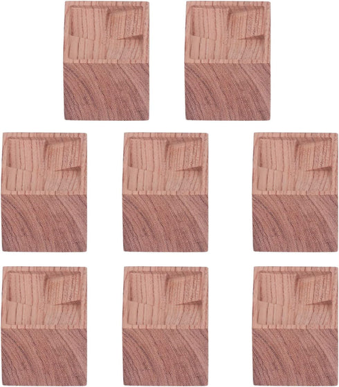Hulex Supplies 8pcs Set, Essential Oil Diffuser Rosewood Car Diffuser, Compact Wooden Diffuser with Unique Natural