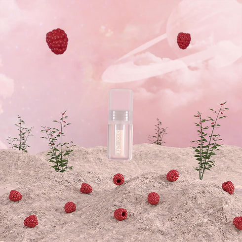 Good Light Taste of Space Lip Milk, Vegan Lip Care, Delicious Raspberry Flavor, 0.15 Fl Oz, Helps Smooth & Nourish Lips