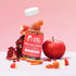 Baby Blues Apple Cider Vinegar Gummies, Vegan Non-GMO Gluten-Free Postpartum Supplement with Vitamin B-6 & B12, 60