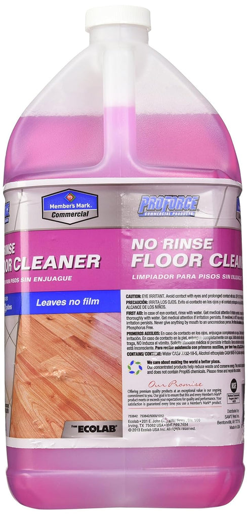 MEMBERS MARK (127.8 Oz), Member's Mark No Rinse Floor Cleaner Net Wt Fl