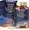 25-in-1 Sea Moss Black Seed Oil Supplement - 120 Caps, 18525mg with Ashwagandha, Ginger, Berberine & More