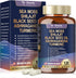 25-in-1 Sea Moss Black Seed Oil Supplement - 120 Caps, 18525mg with Ashwagandha, Ginger, Berberine & More