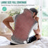 Snailax Heating Pad for Back Pain Relief - FSA HSA Eligible, Electric Large Heating Pad, Grey