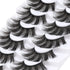 Losha Lashes 7 Pairs Fluffy Faux Mink Eyelashes, Soft Handmade False Eye Lashes for Dramatic Makeup