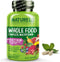 NATURELO Whole Food Multivitamin with Extra Hair, Skin and Nails Support - 60 Vegan Capsules