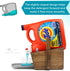 Besuerte Laundry Detergent Stand, Farmhouse Liquid Laundry Detergent Holder, Organizer for Laundry Room (Jacobean)