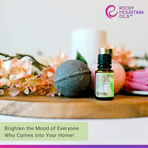 Rocky Mountain Oils Eucalyptus Radiata Essential Oil - Aromatherapy for Diffuser, Topical, Home - 15ml