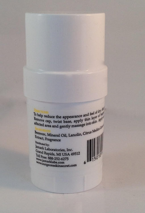 Surgeon's Skin Secret Beeswax Moisturizer .78oz Twist-Up Stick (3 Pack) - Lemon