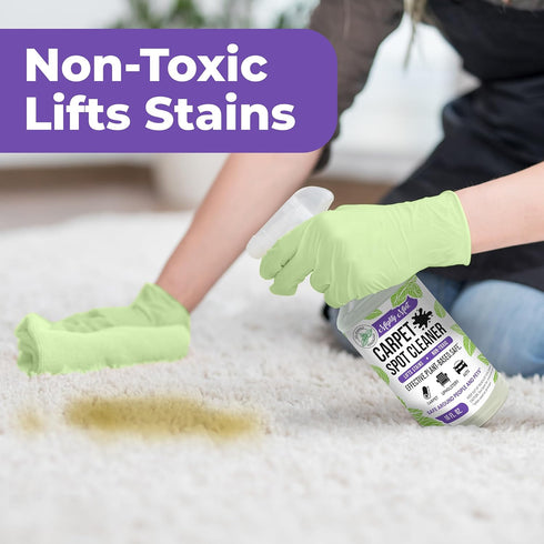 Mighty Mint Carpet Spot Cleaner, 16oz Non-Toxic Spray with Natural Peppermint Scent to Remove Carpet Stains Instantly