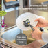 Vigar Felix Cat-Shaped Soap Dispensing Dish Brush, Dish Brush with Soap Dispenser for Pot Scrubber, Dishes, Sink
