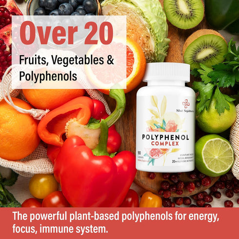 67,500 MG Polyphenols Supplement - Powerful Antioxidants for Age Defense, 180 Capsules