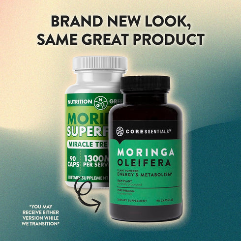 Moringa Capsules 1300mg by Nutrition Greenlife | Pure Raw Moringa Oleifera Superfood Dietary Supplement | 90 Capsules