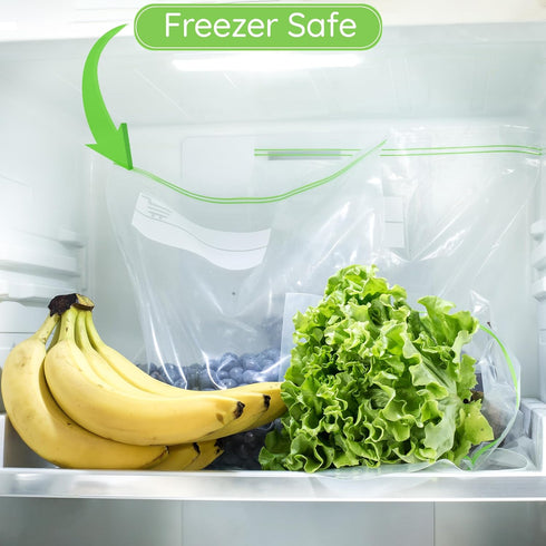 Zipper Bags Variety Pack, 50 Gallon Bags, 50 Quart Bags, 100 Sandwich Snack Bags, Total 200 Bags