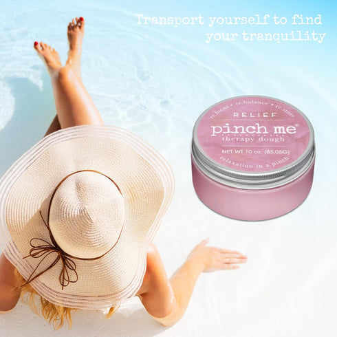 Pinch 10 Me Therapy Dough - Holistic Aromatherapy Stress Relieving Putty - Ounce (Relief)