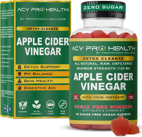 ACV with Sugar Makes No Sense! Apple Cider Vinegar Gummies Sugar Free