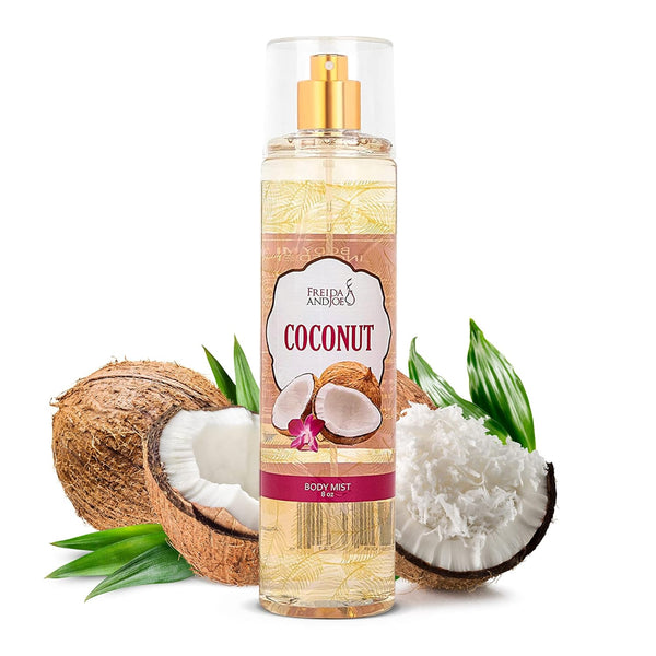 Luxurious Coconut Body Mist Fine Fragrance, Women's 8oz Warm & Cozy Luxury Scented Gifts