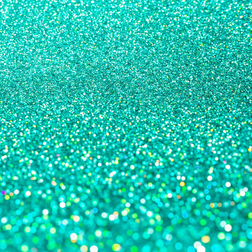 Hemway Premium Ultra Sparkle Glitter, Turquoise Blue Holographic Metallic Flake for Arts Crafts, 100g