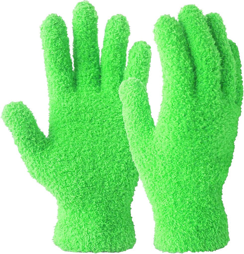Evridwear Microfiber Plant Dusting Gloves, Reusable Leaf Cleaning Glove for Houseplants, Blinds, Furniture