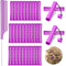WILLBOND 36 Pieces Cold Wave Rod Hair Perm Rods - Hair Rollers with Steel Rat Tail Comb for Hairdressing Styling