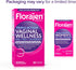 Immune 30-Count Florajen Womens Triple-Action Probiotic, Prebiotic + Probiotic + Cranberry for Vaginal, Digestive