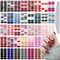 Maitys 560 Pieces Nail Polish Strips Decals, 40 Sheets Full Wrap Self Adhesive Gel Fingernail Art with File for Women