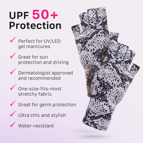 ManiGlovz UV Protection Nail Gloves for Women, Stylish and Comfortable
