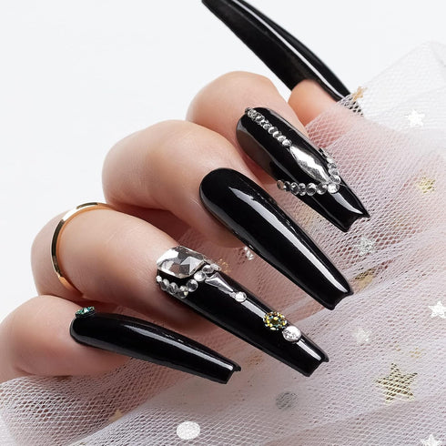 Makartt Nail Rhinestone Glue Gel, Upgrade Gel Nail Glue with Brush & Pen Tip, Super Strong Adhesive for Nail Charms