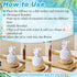 Summer Honeydak Pineapple Passive Essential Oil Diffuser Gifts, Beach Ceramic Diffuser with Wooden Tray for Home