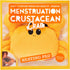 Menstruation Crustacean Crab, Lavender Scented Microwaveable Heating Pad for Period Cramps