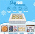 Packs Frozen Pack Packs 14'' 13'' 144Cells Shipping Cold Dry Ice for Shipping Food, Flexible Cold Ice Sheets