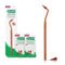 GUM Stimulator Permanent Handle, Long Handled Massager with 2 Refill Packs