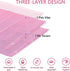 Nail Art Table Mats Disposable Nail Paper Towels,50PCS Pink Waterproof 3 Ply Nail Art Paper 13" X 17" Pads for Nail Table Decoration Kit,Nail Art Accessories