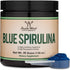 Blue Spirulina Powder, Maximum 35% Phycocyanin Content, Superfood Powder for Smoothies and Plant Food Coloring