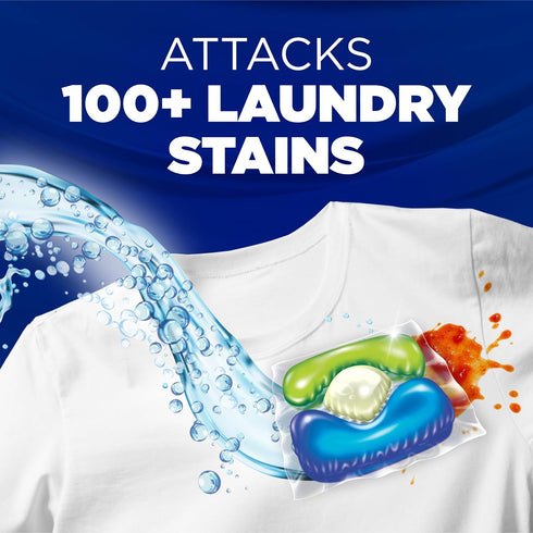 HAMMER 5-in-1 72 Count ARM & Plus OxiClean Stain Fighters: Laundry Detergent Power Paks, Fresh Scent