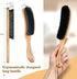 BFWood Clothes Brush, Boar Bristle Lint Brush for Suits, Cashmere, Wool, Velvet, and Pet Hair