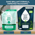 Puracy Natural Dish Soap Refill, Clean-Rinsing Water-Sheeting Formula, Plant-Based Liquid, Green Tea and Lime, 48 Oz