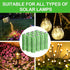 Rechargeable AA Batteries for Solar Lights, 600mAh 1.2V, 12PCS AA Rechargeable Batteries