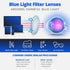 Readerest Blue Light Blocking Glasses – Thin Reflective Lens, Anti-Glare Computer Eyeglasses for Eye Strain