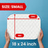 RMS Ultra Soft 4-Layer Washable Incontinence Bed Pad, Waterproof, 18"X24" (3 Pack)