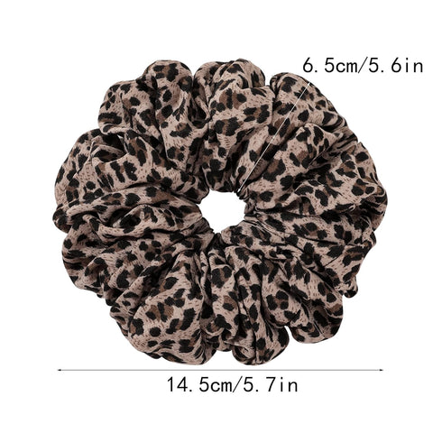 Scrunchies Hair Ties for Women - Big Silk Satin Scrunchie in Giant Purple, Cute Jumbo Hair Accessories